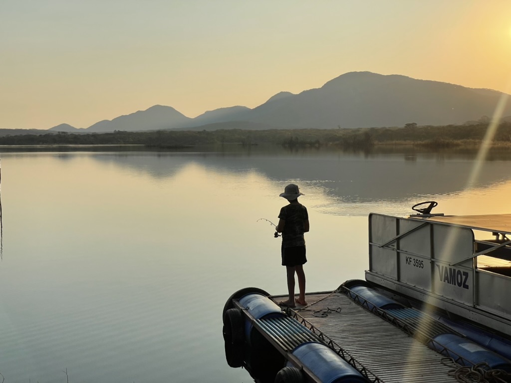 Fishing on Lake Mutirikwi