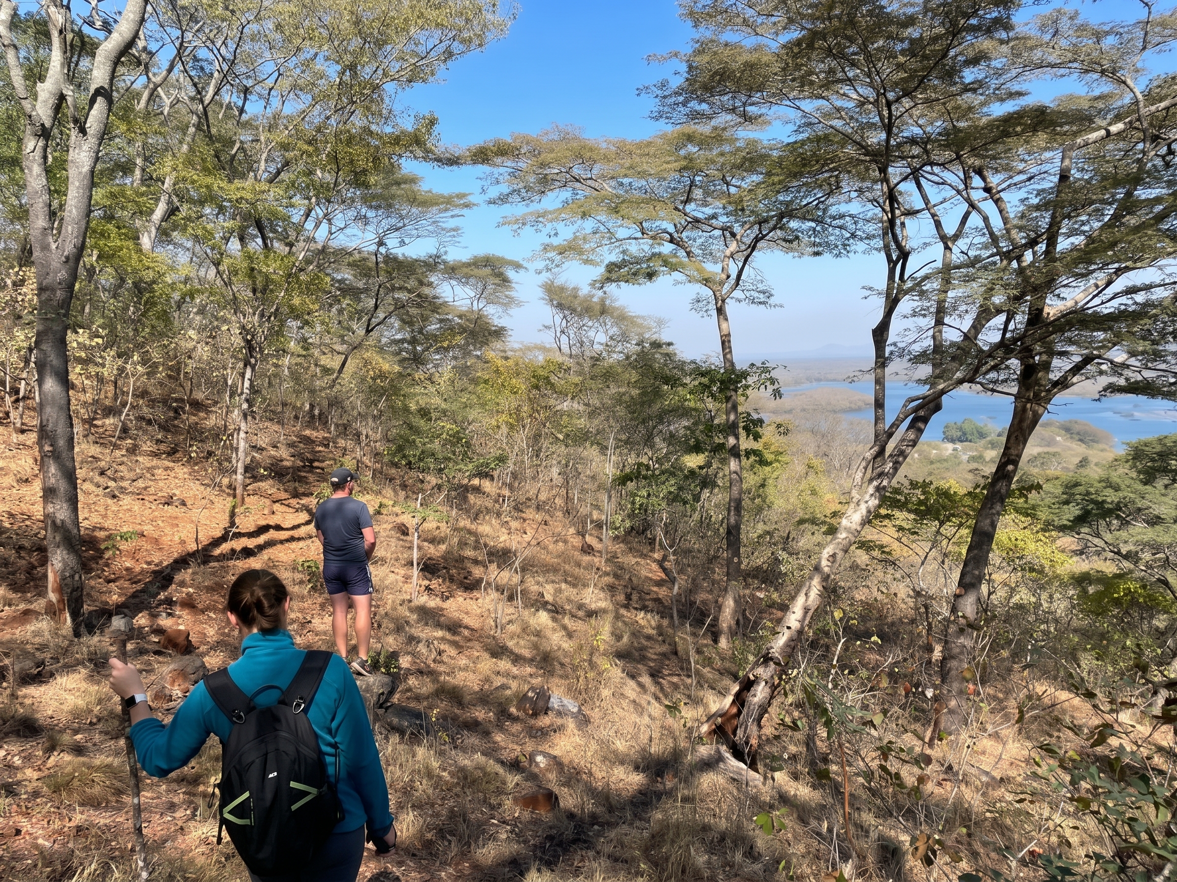Hiking in the Glenlivet hills near Lake Mutirikwi