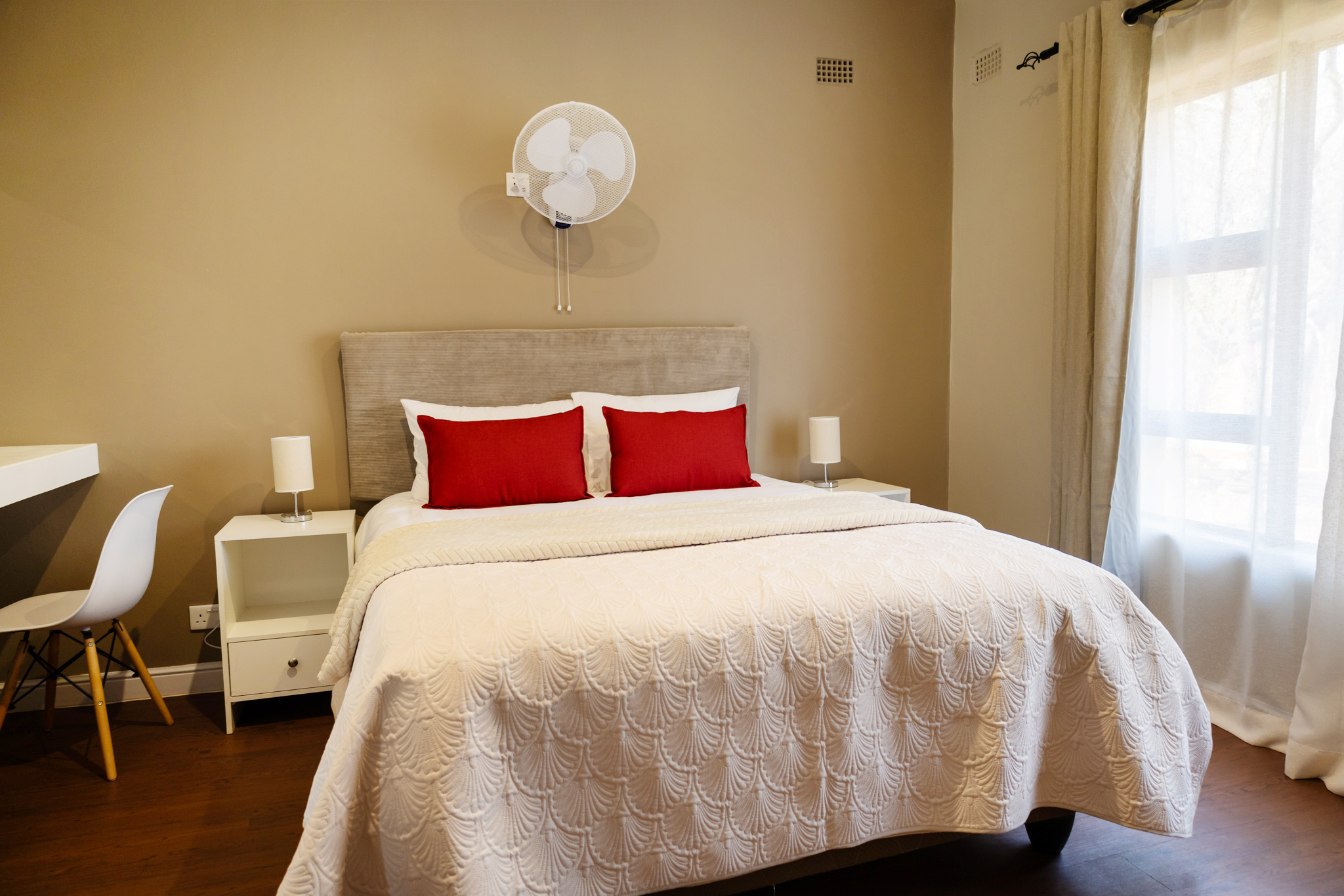 Master bedroom in House 1