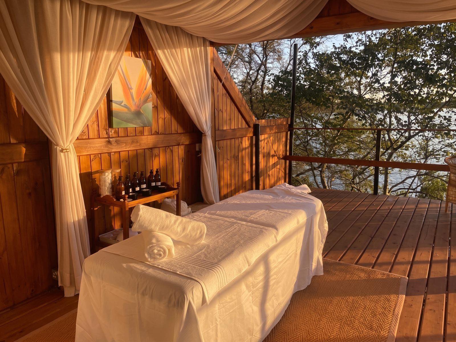 Spa setting at Romelda