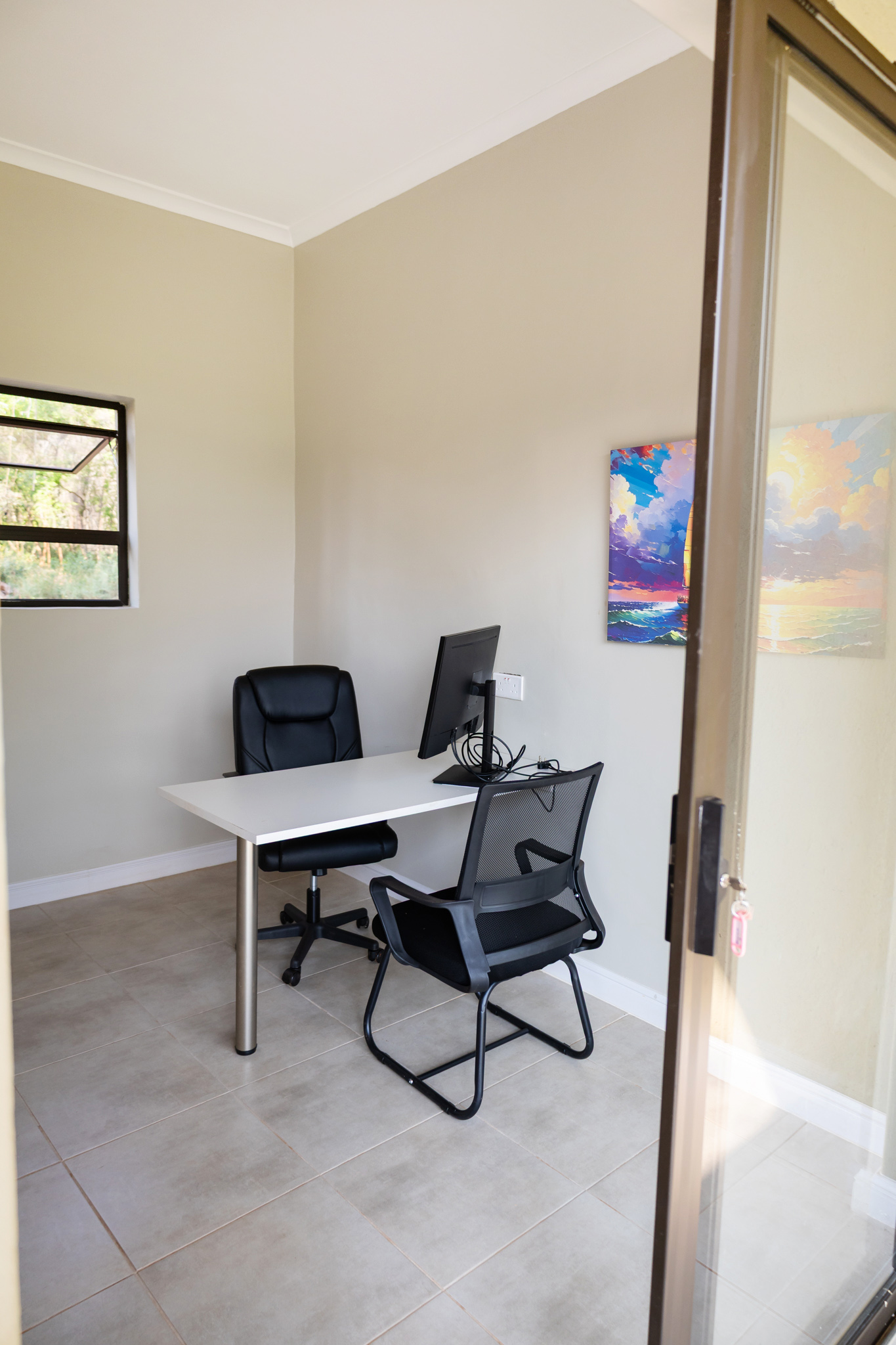 Private office desk at Woodlands